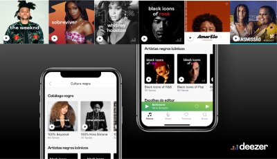 O canal apresenta módulos que celebram músicas feitas por cantores negros, além de destacar podcasts sobre a cultura black e questões sociais